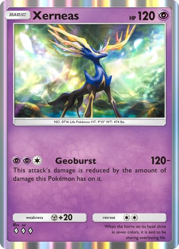 Xerneas 037/103 — Crimson Blaze (English Pokémon TCG card)
