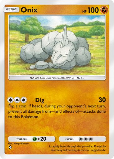 Onix 038/103 — Crimson Blaze (English Pokémon TCG card)