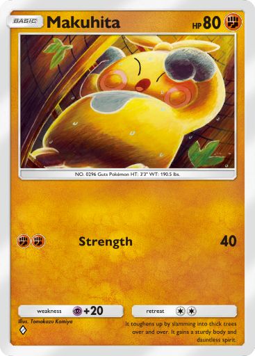 Makuhita 039/103 — Crimson Blaze (English Pokémon TCG card)