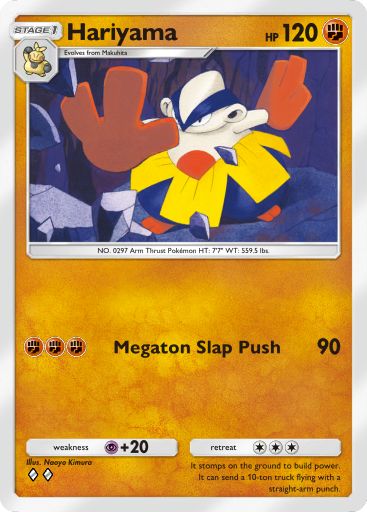 Hariyama 040/103 — Crimson Blaze (English Pokémon TCG card)