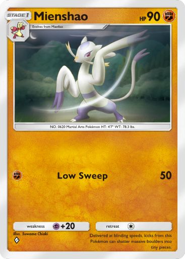 Mienshao 044/103 — Crimson Blaze (English Pokémon TCG card)