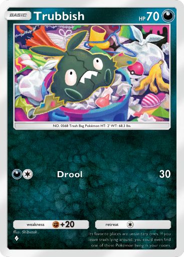 Trubbish 049/103 — Crimson Blaze (English Pokémon TCG card)