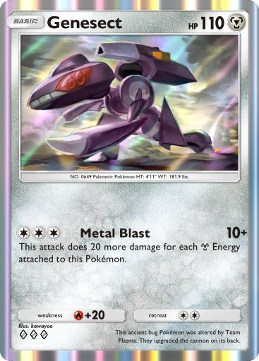 Genesect 054/103 — Crimson Blaze (English Pokémon TCG card)