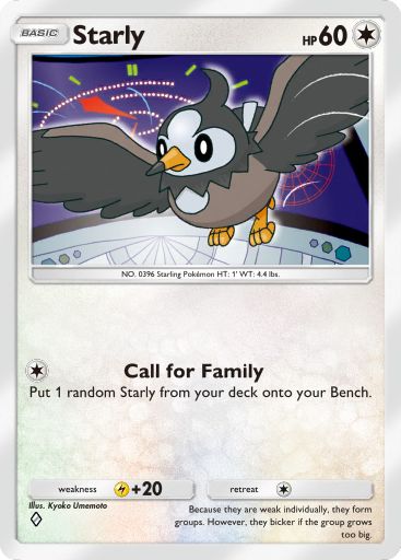 Starly 059/103 — Crimson Blaze (English Pokémon TCG card)