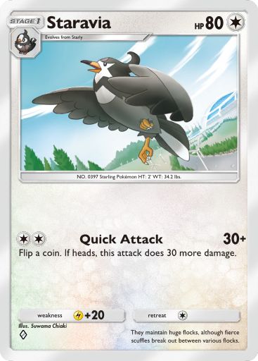 Staravia 060/103 — Crimson Blaze (English Pokémon TCG card)