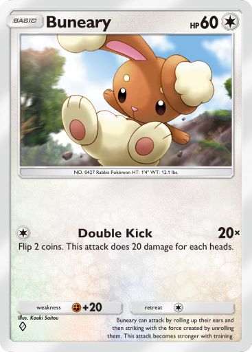 Buneary 062/103 — Crimson Blaze (English Pokémon TCG card)