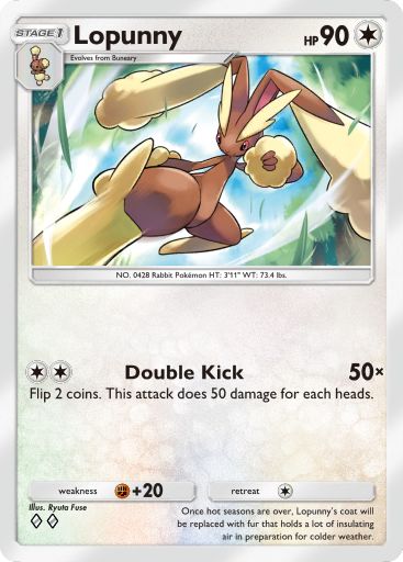 Lopunny 063/103 — Crimson Blaze (English Pokémon TCG card)