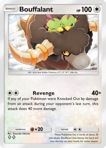 Bouffalant 064/103 — Crimson Blaze (English Pokémon TCG card)