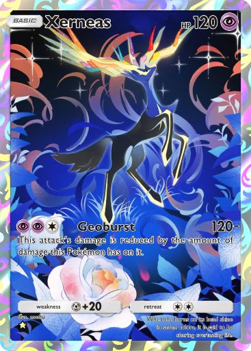 Xerneas 073/103 — Crimson Blaze (English Pokémon TCG card)