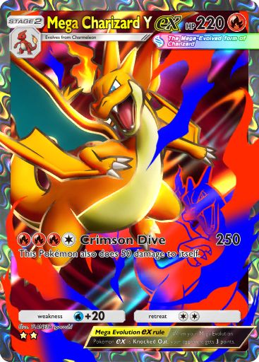 Mega Charizard ex 077/103 — Crimson Blaze (English Pokémon TCG card)