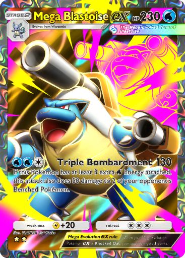 Mega Blastoise ex 078/103 — Crimson Blaze (English Pokémon TCG card)