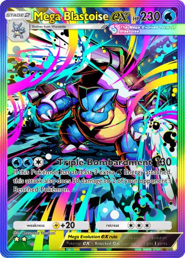 Mega Blastoise ex 084/103 — Crimson Blaze (English Pokémon TCG card)