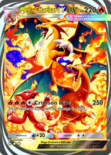 Mega Charizard ex 087/103 — Crimson Blaze (English Pokémon TCG card)