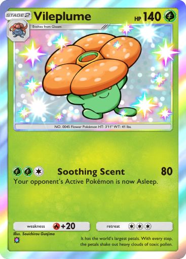 Vileplume 090/103 — Crimson Blaze (English Pokémon TCG card)