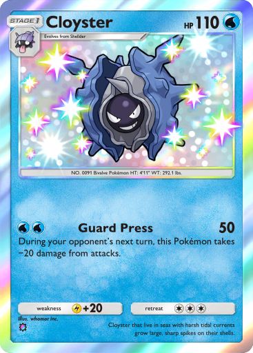 Cloyster 093/103 — Crimson Blaze (English Pokémon TCG card)