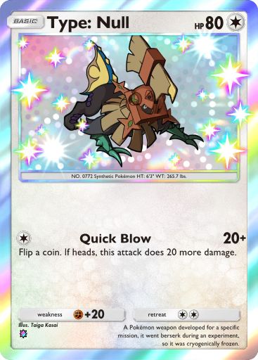 Type: Null 096/103 — Crimson Blaze (English Pokémon TCG card)
