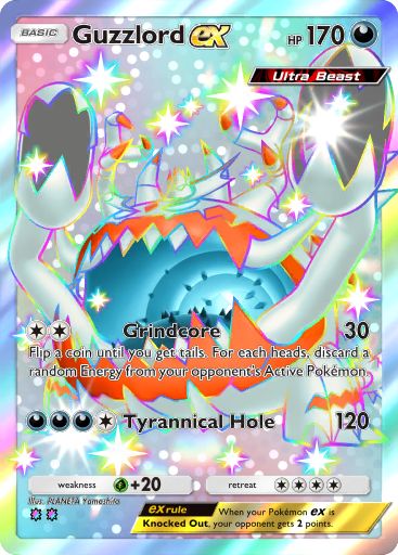 Guzzlord ex 100/103 — Crimson Blaze (English Pokémon TCG card)