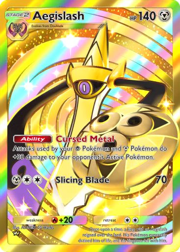 Aegislash 102/103 — Crimson Blaze (English Pokémon TCG card)