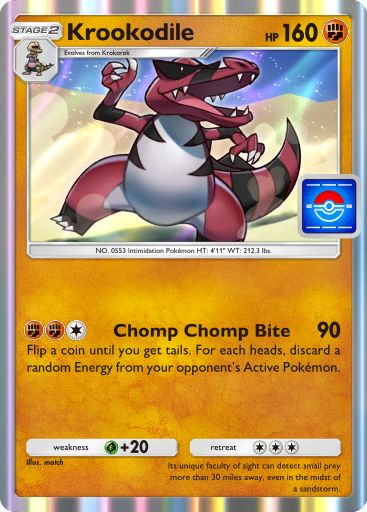 Krookodile 056/24 — Promo-B (English Pokémon TCG card)