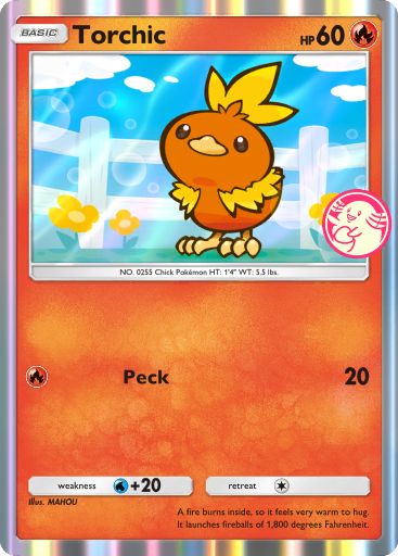 Torchic 056/24 — Promo-B (English Pokémon TCG card)