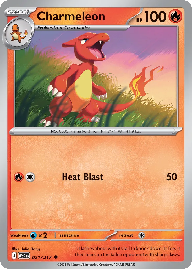 Charmeleon 021/217 — Ascended Heroes (English Pokémon TCG card)
