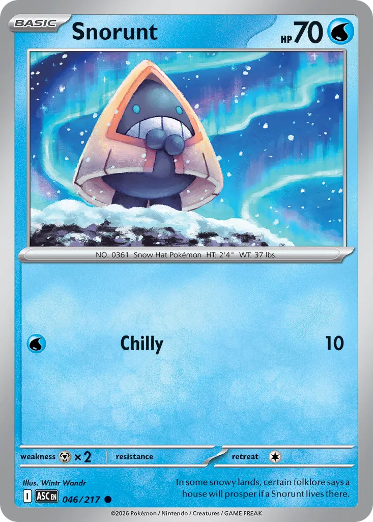 Snorunt 046/217 — Ascended Heroes (English Pokémon TCG card)