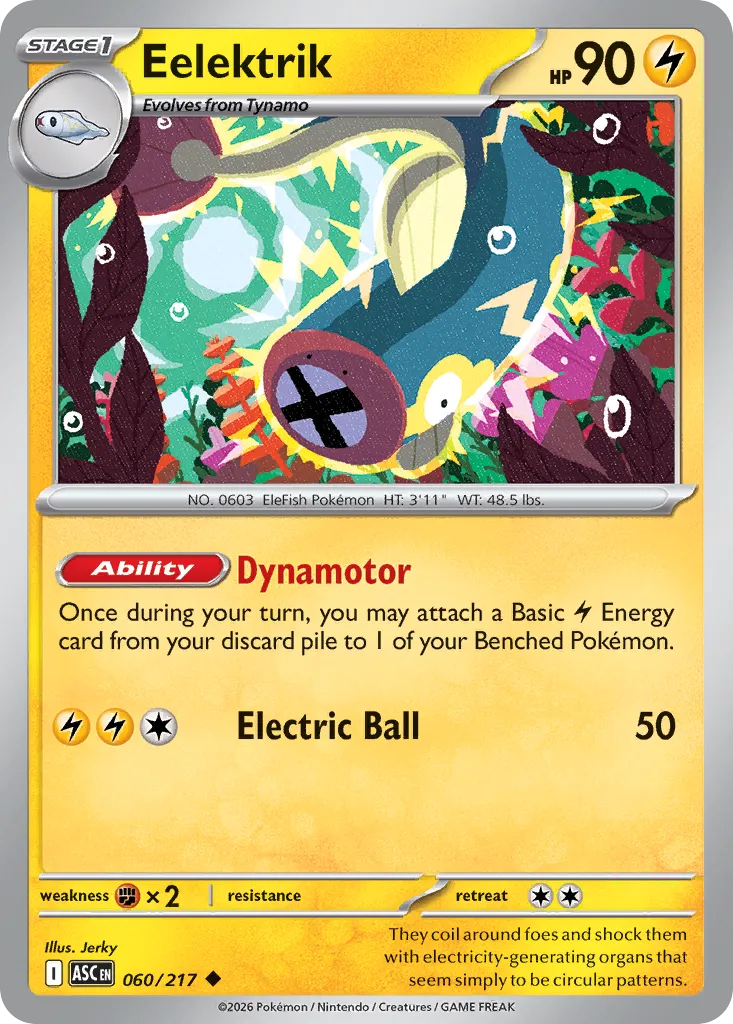 Eelektrik 060/217 — Ascended Heroes (English Pokémon TCG card)