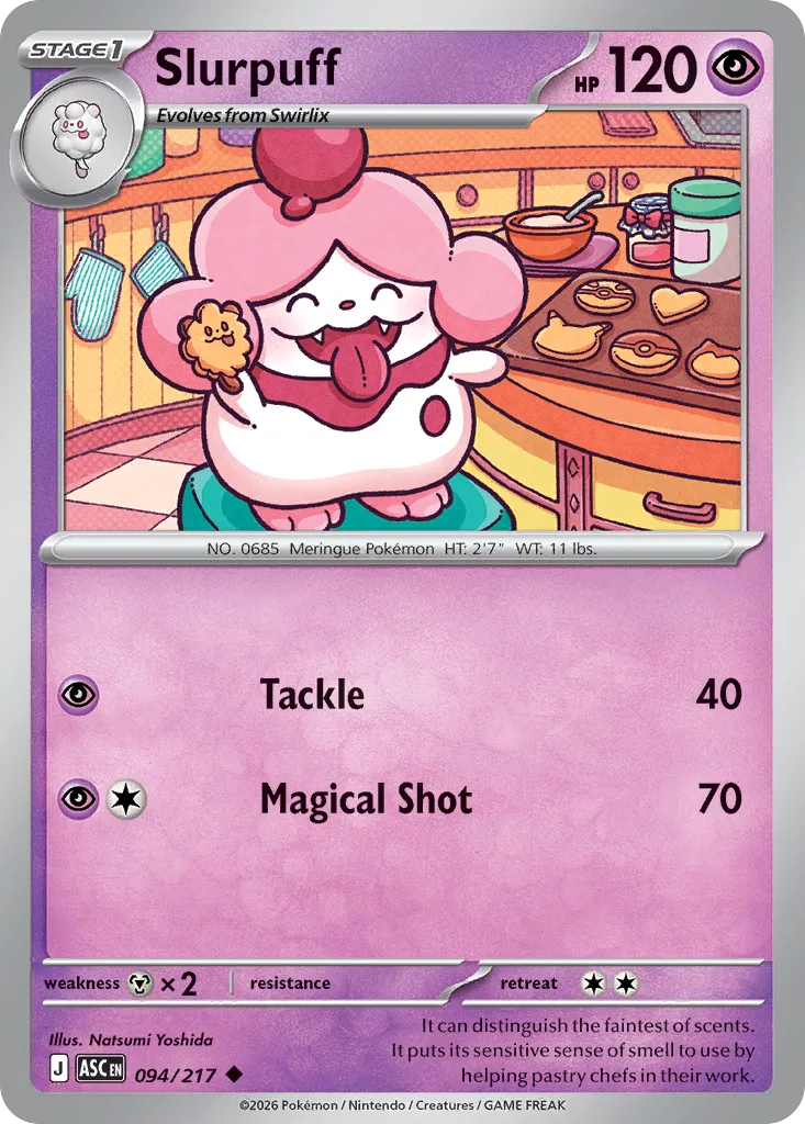 Slurpuff 094/217 — Ascended Heroes (English Pokémon TCG card)