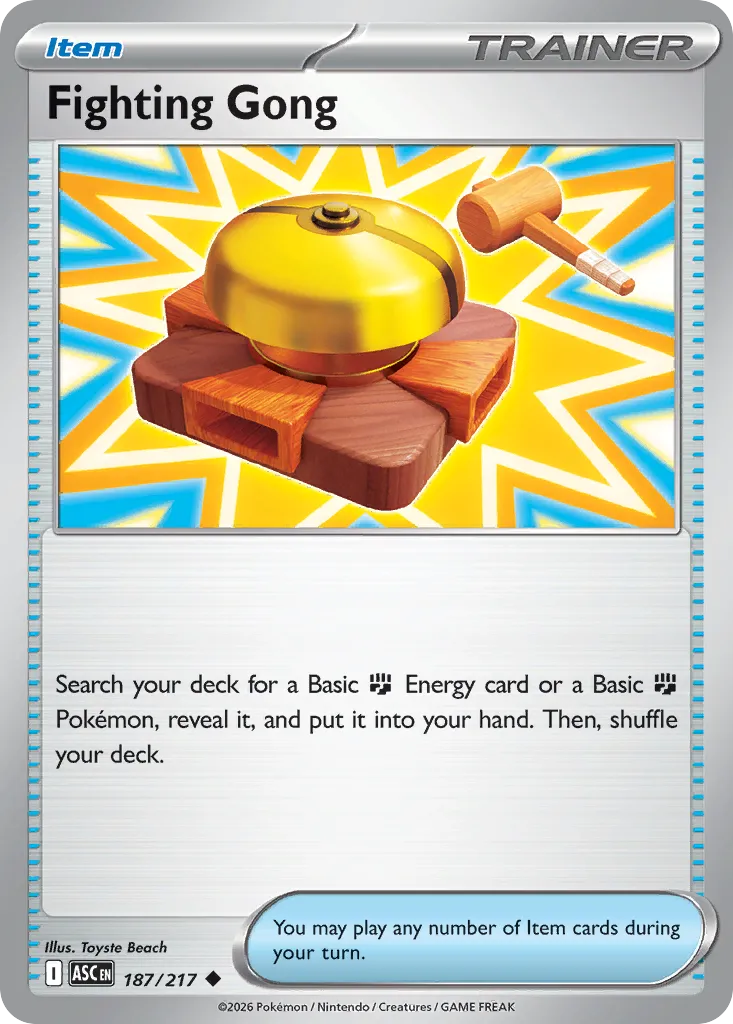 Fighting Gong 187/217 — Ascended Heroes (English Pokémon TCG card)