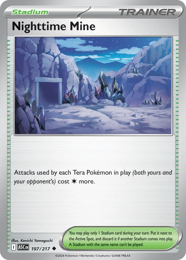 Nighttime Mine 197/217 — Ascended Heroes (English Pokémon TCG card)