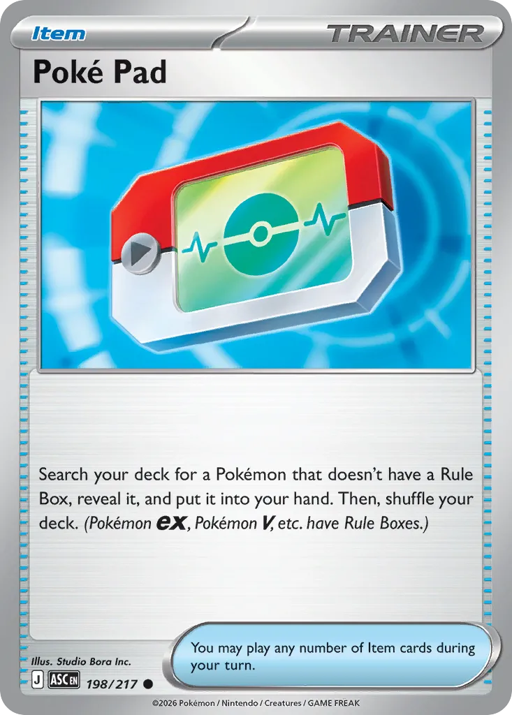 Poké Pad 198/217 — Ascended Heroes (English Pokémon TCG card)
