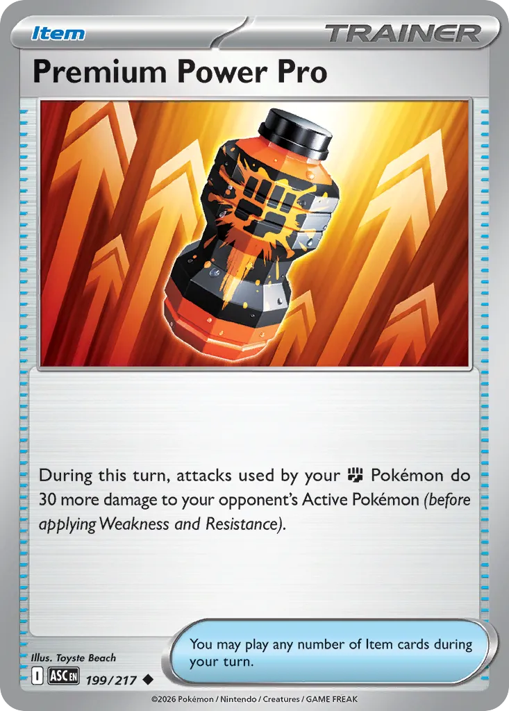 Premium Power Pro 199/217 — Ascended Heroes (English Pokémon TCG card)