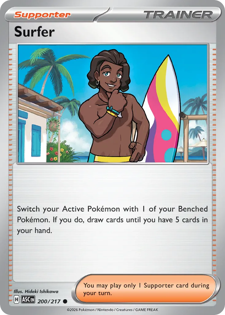 Surfer 200/217 — Ascended Heroes (English Pokémon TCG card)