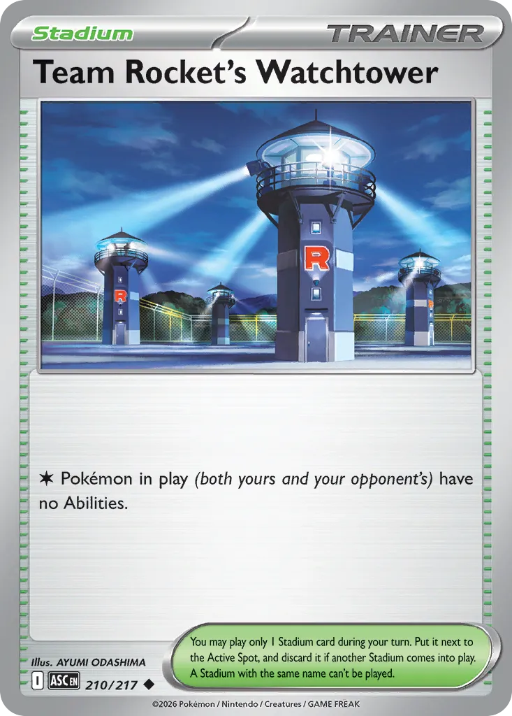 Team Rocket's Watchtower 210/217 — Ascended Heroes (English Pokémon TCG card)