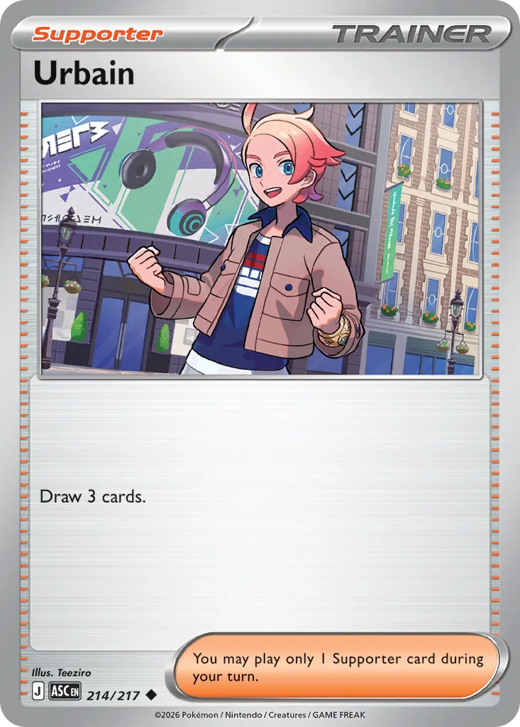Urbain 214/217 — Ascended Heroes (English Pokémon TCG card)