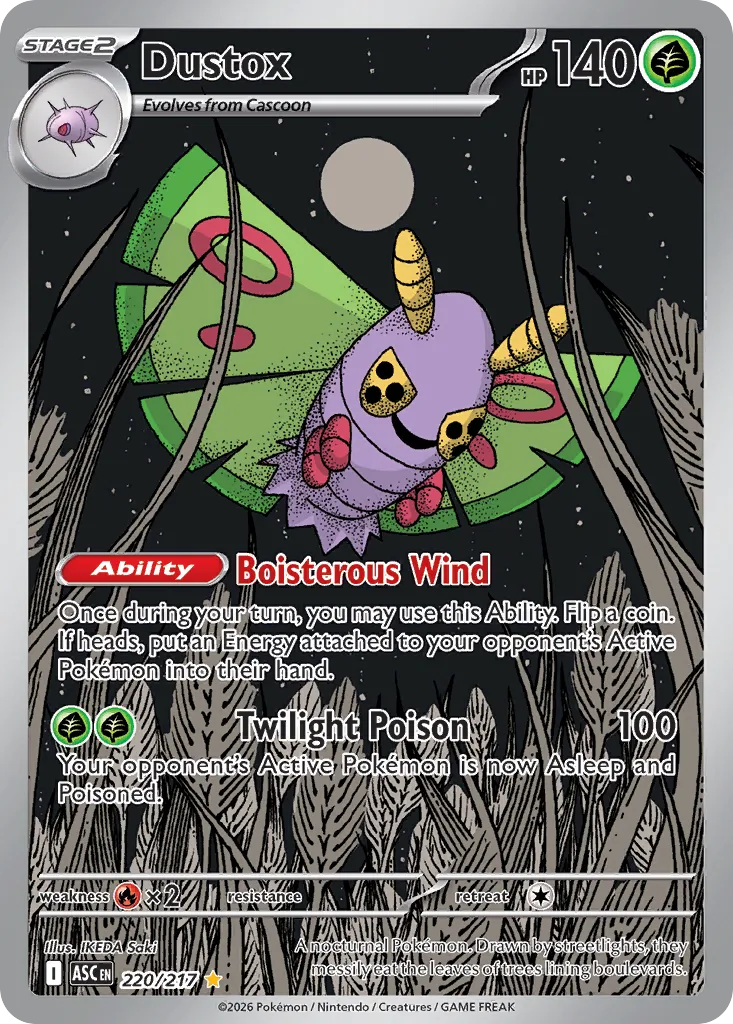 Dustox 220/217 — Ascended Heroes (English Pokémon TCG card)