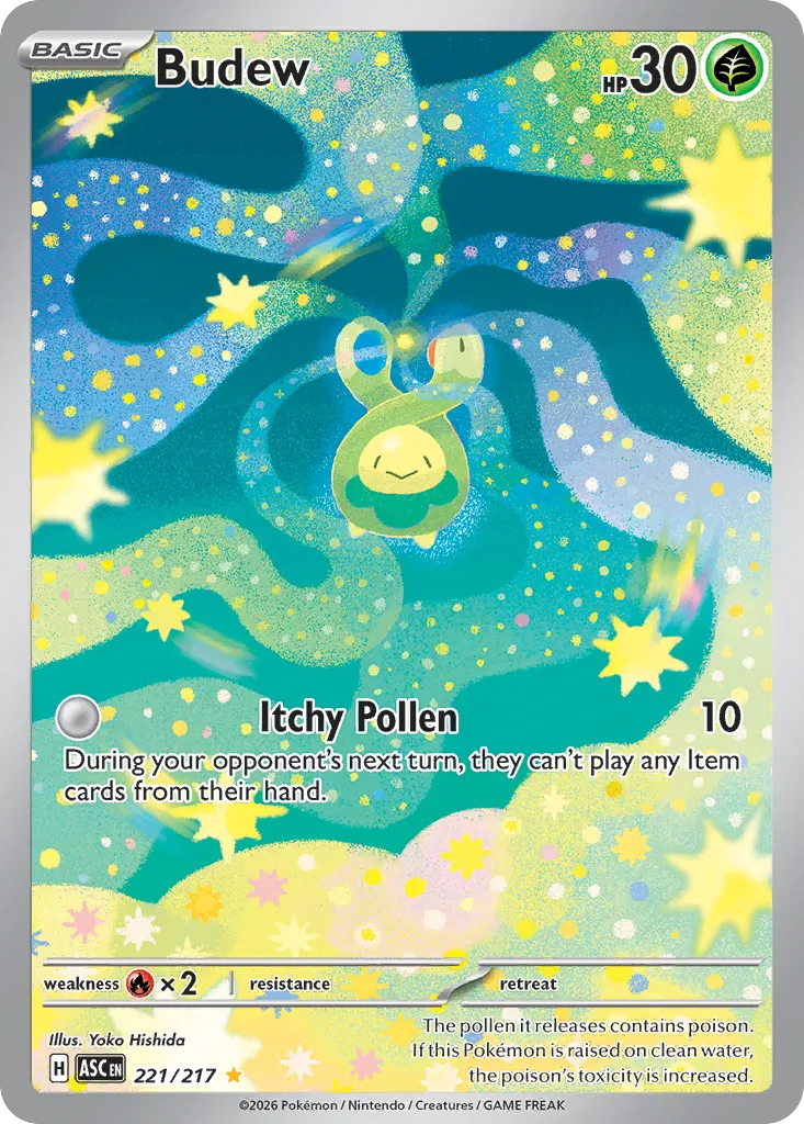 Budew 221/217 — Ascended Heroes (English Pokémon TCG card)