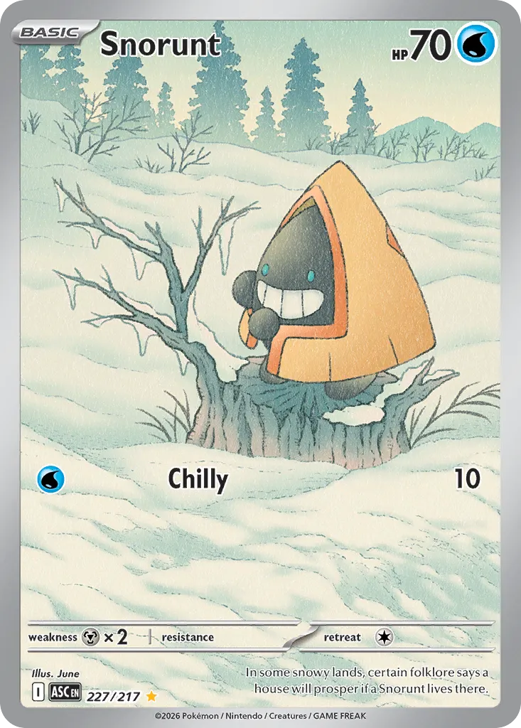 Snorunt 227/217 — Ascended Heroes (English Pokémon TCG card)