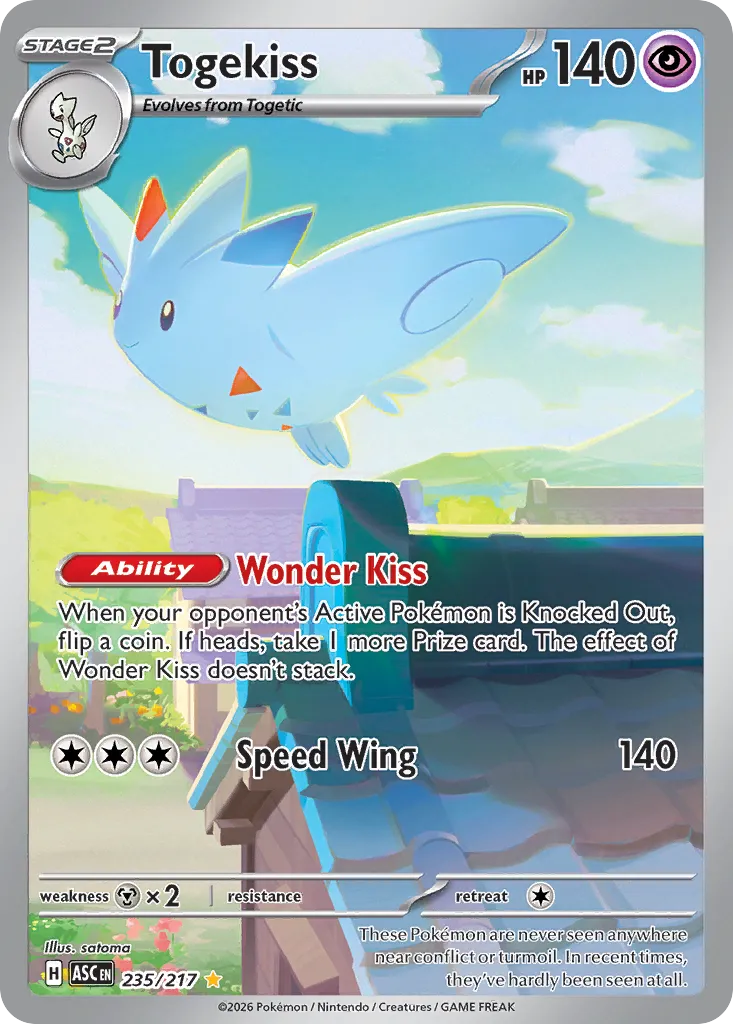 Togekiss 235/217 — Ascended Heroes (English Pokémon TCG card)