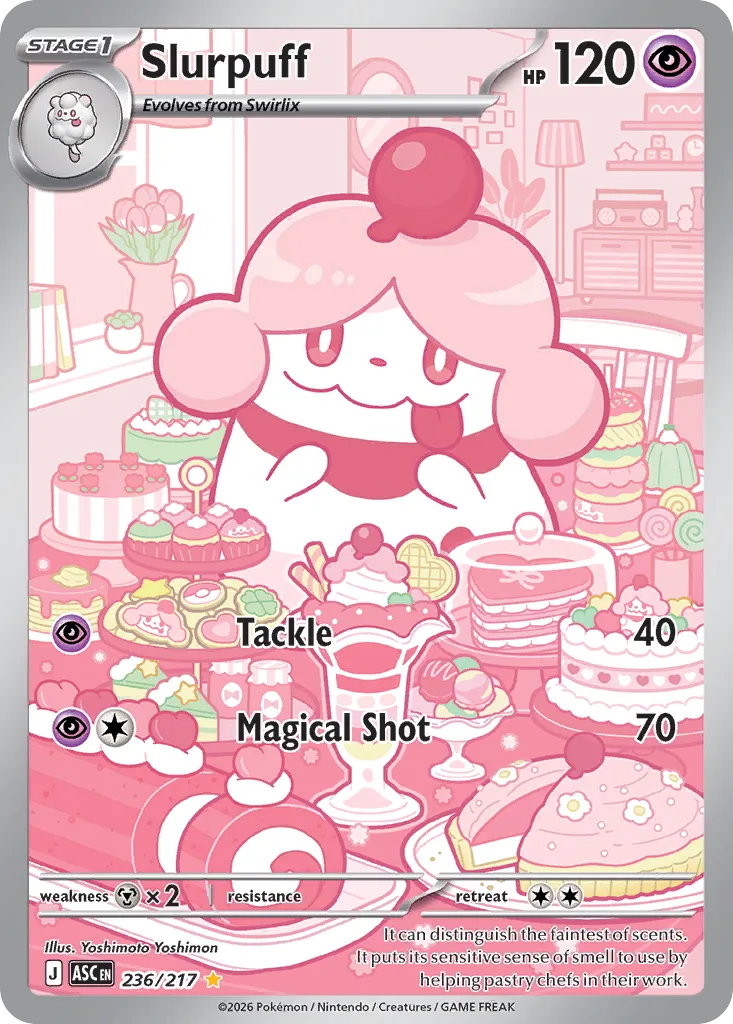 Slurpuff 236/217 — Ascended Heroes (English Pokémon TCG card)