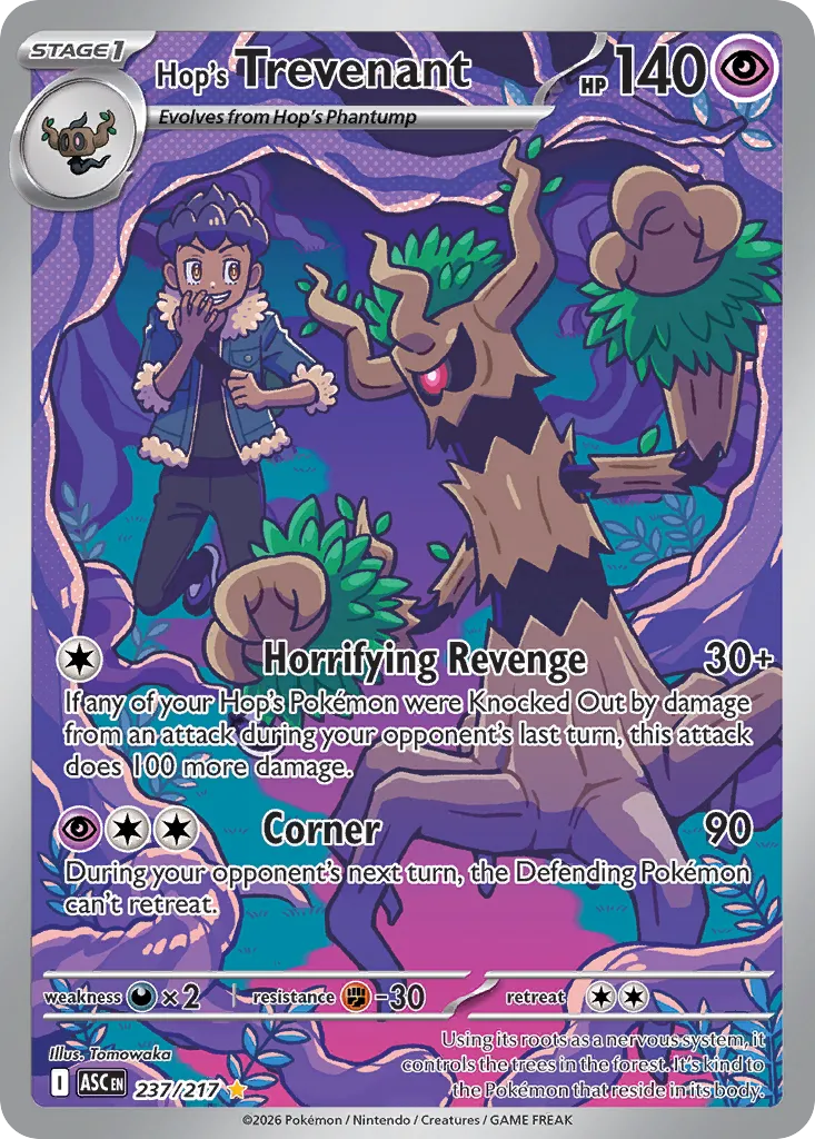 Hop's Trevenant 237/217 — Ascended Heroes (English Pokémon TCG card)