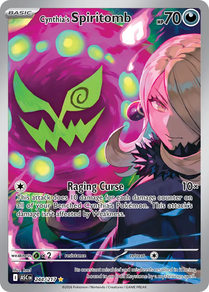 Cynthia's Spiritomb 244/217 — Ascended Heroes (English Pokémon TCG card)