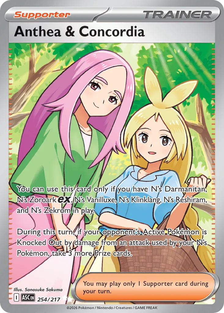 Anthea & Concordia 254/217 — Ascended Heroes (English Pokémon TCG card)