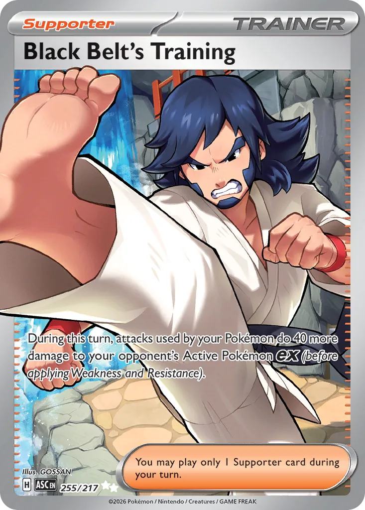 Black Belt's Training 255/217 — Ascended Heroes (English Pokémon TCG card)
