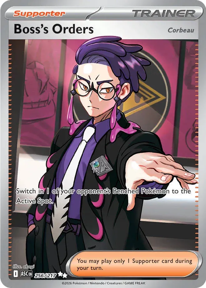 Boss's Orders 256/217 — Ascended Heroes (English Pokémon TCG card)