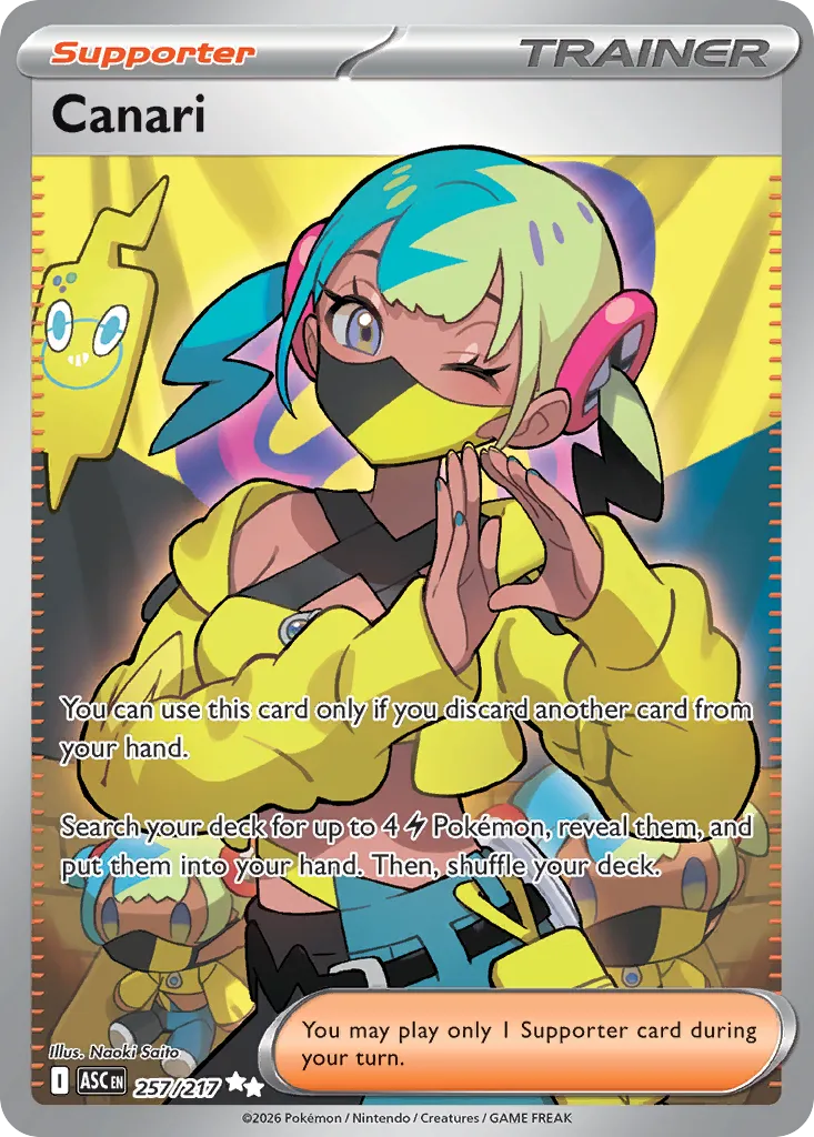 Canari 257/217 — Ascended Heroes (English Pokémon TCG card)