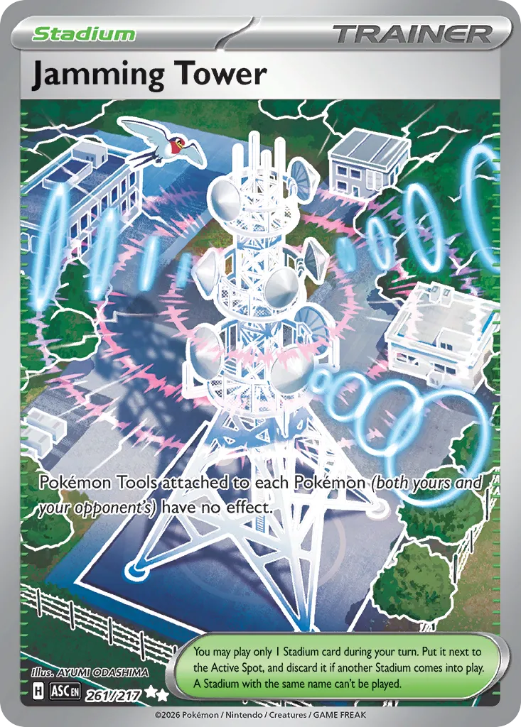 Jamming Tower 261/217 — Ascended Heroes (English Pokémon TCG card)
