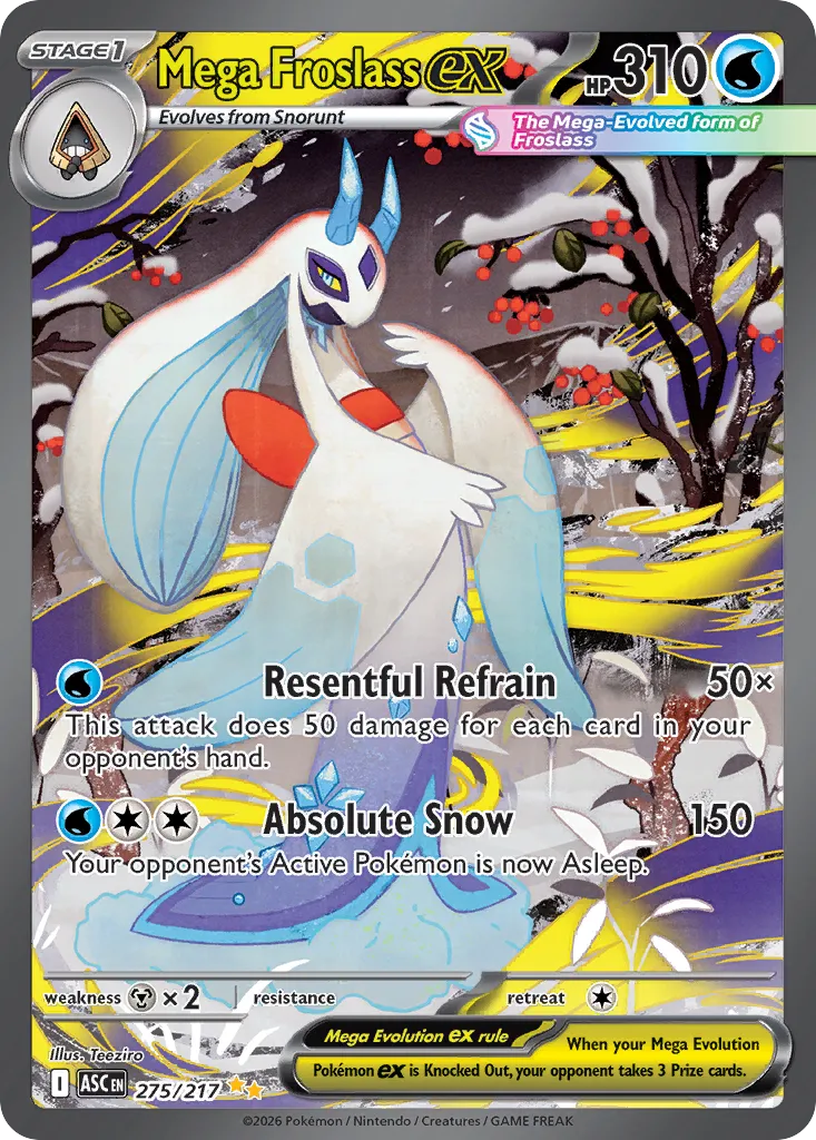 Mega Froslass ex 275/217 — Ascended Heroes (English Pokémon TCG card)