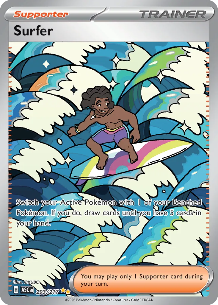 Surfer 293/217 — Ascended Heroes (English Pokémon TCG card)