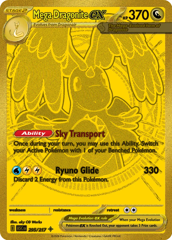 Mega Dragonite ex 295/217 — Ascended Heroes (English Pokémon TCG card)